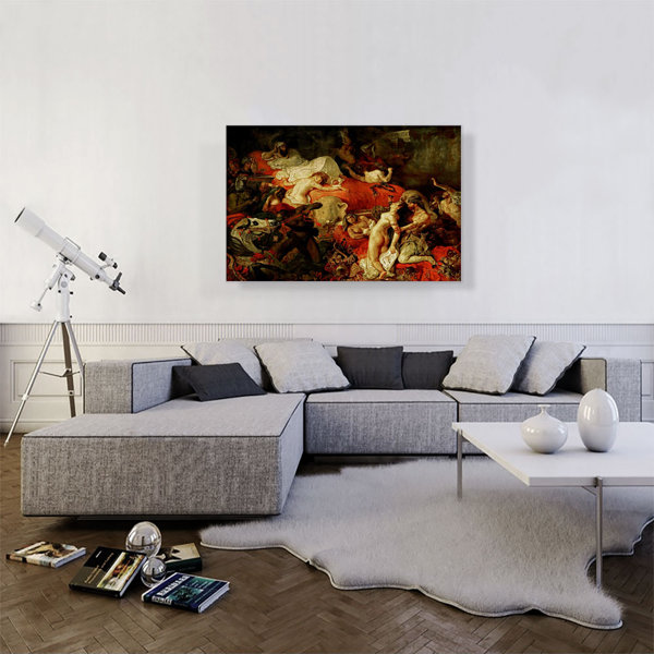 ARTCANVAS The Death Of Sardanapalus 1827 by Eugene Delacroix Wrapped Canvas Painting Wayfair